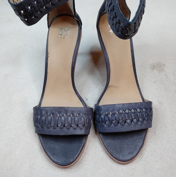 JOE’S WOMEN’S PUMPS SHOES GRAY ANKLE STRAP HEELS S - Picture 1 of 8